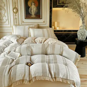 Waffle Quilt Cover Set 2/3 Counts, Soft Material, Modern Minimalist, Nordic Style, All-Season Bedding, Waffle Duvet Cover, Duvet Cover Sets, Perfect Gift, Fashionable Bedroom Decor