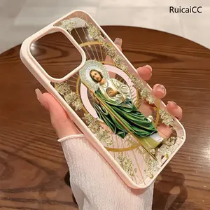 Premium Magnetic Phone Cases for iPhone11/12/13/14/15/16//17/Air/promax/Plus St. Jude y2k cased MagSafe Ready, Anti-Fall, Springtok and Ultra-Thin Design | Perfect for Everyday Use Protector Aesthetic Screen Protector