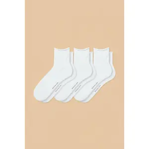 3-Pack Women's Roll Top Socks