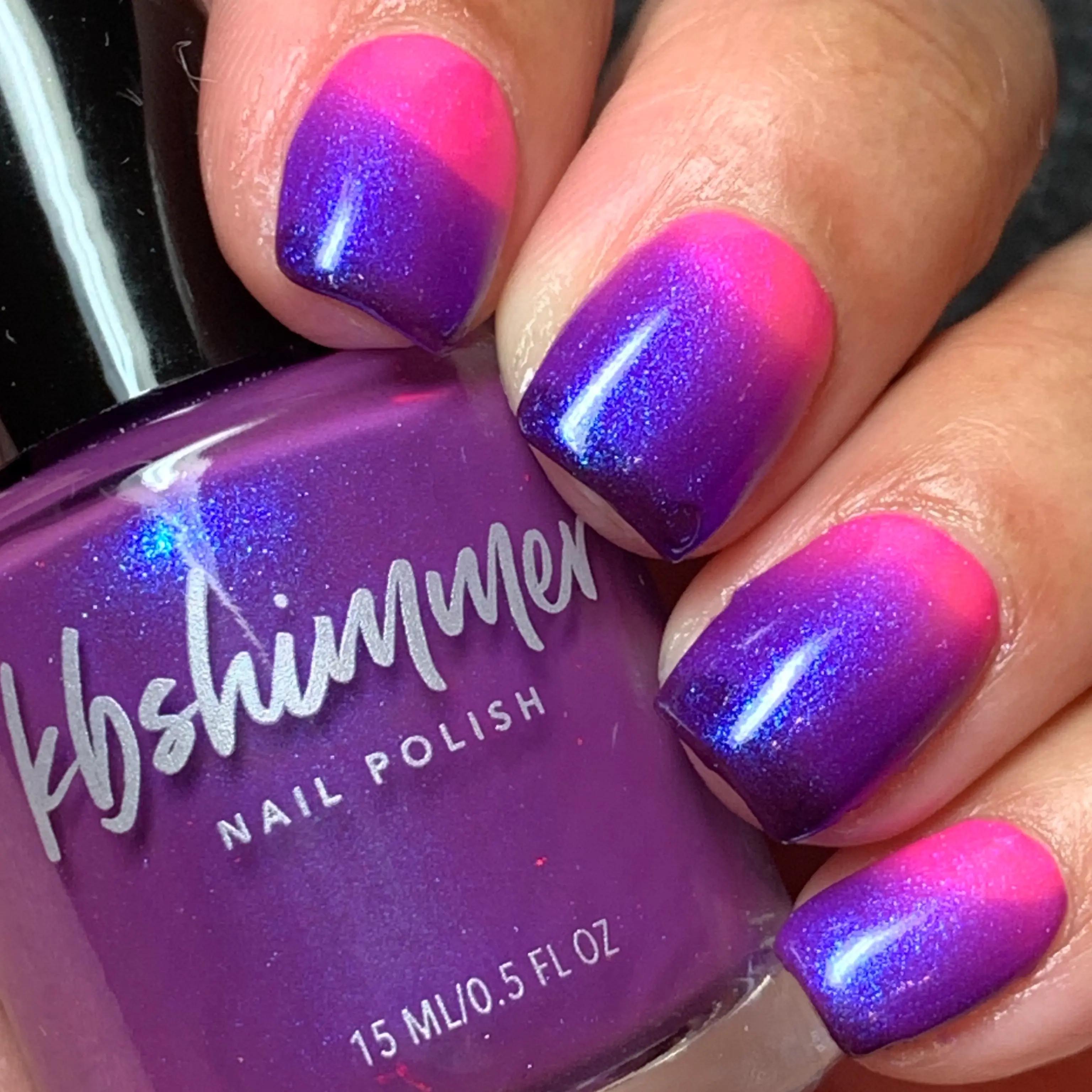 KBShimmer Aft Backwards Tri-Thermal Nail Polish