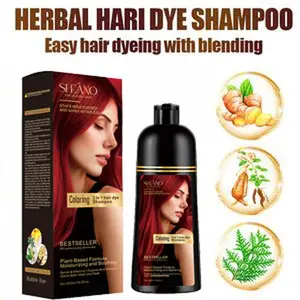 3-in-1 Hair Color Shampoo Instant Hair Dye Shampoo, Hair Color for Grey Coverage, Herbal Ingredients, Natural Tinte, Ammonia-Free, Long lasting,Haircare