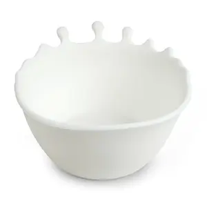SPILT MILK- Silicone Bowl- Microwave & Dishwasher Safe Tableware Cereal Bowl