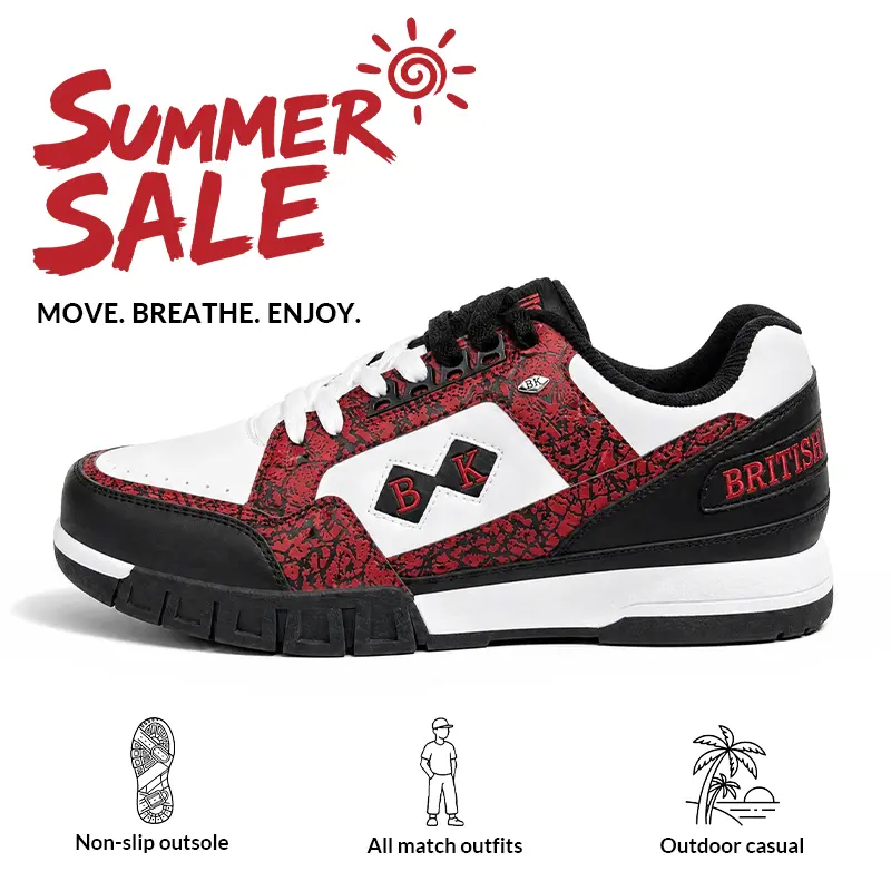 British Knights Men's Casual Old School Sneakers - Comfy Daily Footwear for Sneakerheads, Back-to-School Wear, Spring Vibes - TikTok Shop Stock Up Pick, Mens Shoes Shorts