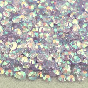 Transparent Lt Amethyst AB Resin Rhinestones Transparent Lt Amethyst AB Resin Rhinestones