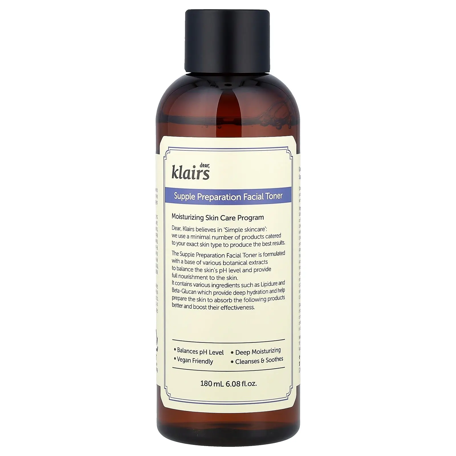 Dear, Klairs Supple Preparation Facial Toner, 6.08 fl oz (180 ml) Dear, Klairs Supple Preparation Facial Toner, 6.08 fl oz (180 ml)