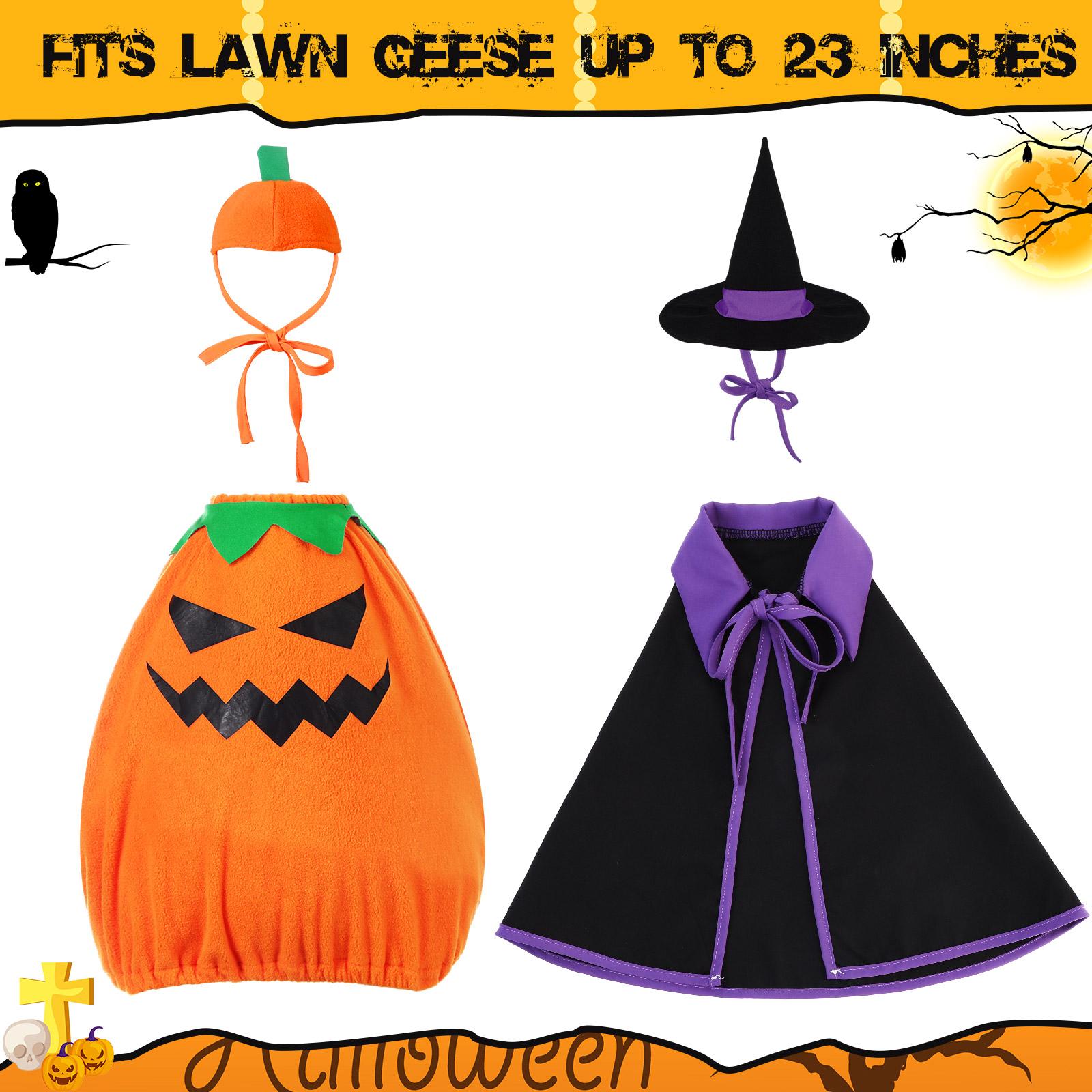 2 Sets Halloween Porch Goose Outfit fit 23 inch Goose, Lawn Porch Goose Clothes Clothing Fall Halloween Outfit for Outdoor Patio Yard Lawn Art Decoration 2 Sets Halloween Porch Goose Outfit fit 23 inch Goose, Lawn Porch Goose Clothes Clothing Fall Halloween Outfit for Outdoor Patio Yard Lawn Art Decoration