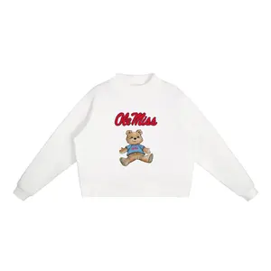 Ole Miss Mock-Neck Crew Sweatshirt