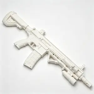 84CM hk416 electric toy Blaster, fun toy, non removable orange muzzle