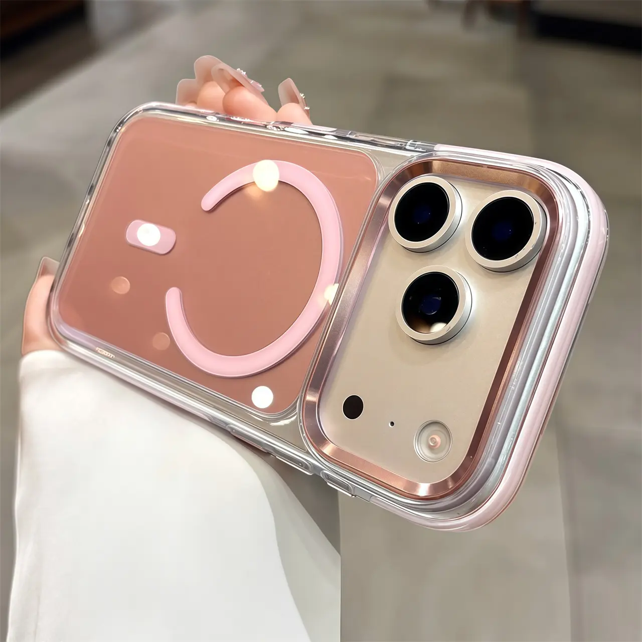 Blue airbag anti-fall magnetic attraction phone cases iphone17 Pro Max for iPhone  case silicone soft shell TPU shockproof - TikTok Shop