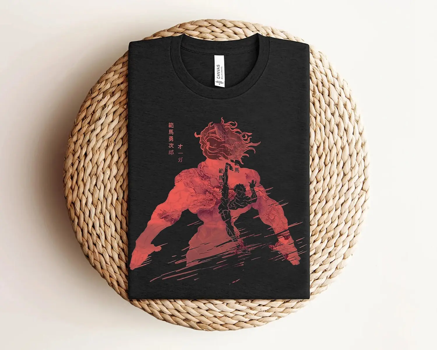 Baki Shirt, Anime Gym Shirt, Anime Pump Cover, Anime  Shirt, Fashion Cotton, Full Colors, Full Sizes, For Men, For Women