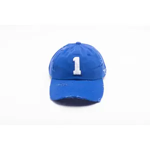 Phi Beta Sigma Blue Chenille Cap with Line Number
