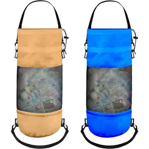 2 Packs Portable Boat Accessories Mesh Trash Bags Trash Can Garbage Container for Boat Kayak Camper Fishing Cabin Storage Men Women Adults