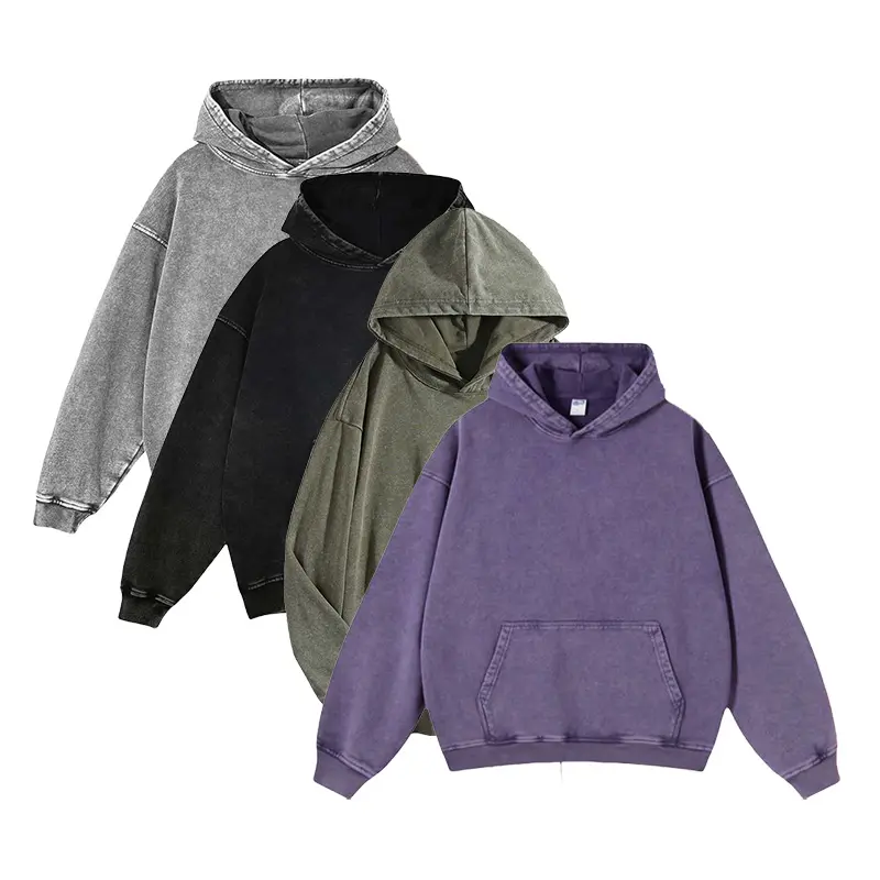 gray + black + green + purple