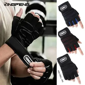 Lingpeng Breathable Non-Slip Weightlifting Gloves, Fitness Dumbbell and Strength Training Equipment, Suitable for Men and Women, Horse Riding Accessories