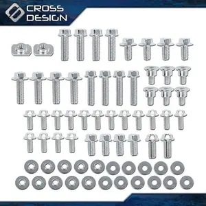 CROSSDESIGN Plastic Fender Body Bolt Kit Fit For Yamaha YZ 250 450 YZ250F 450F YZ250F YZ450F