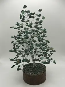 Green Aventurine Crystal Tree | Luck & Abundance Home Decor