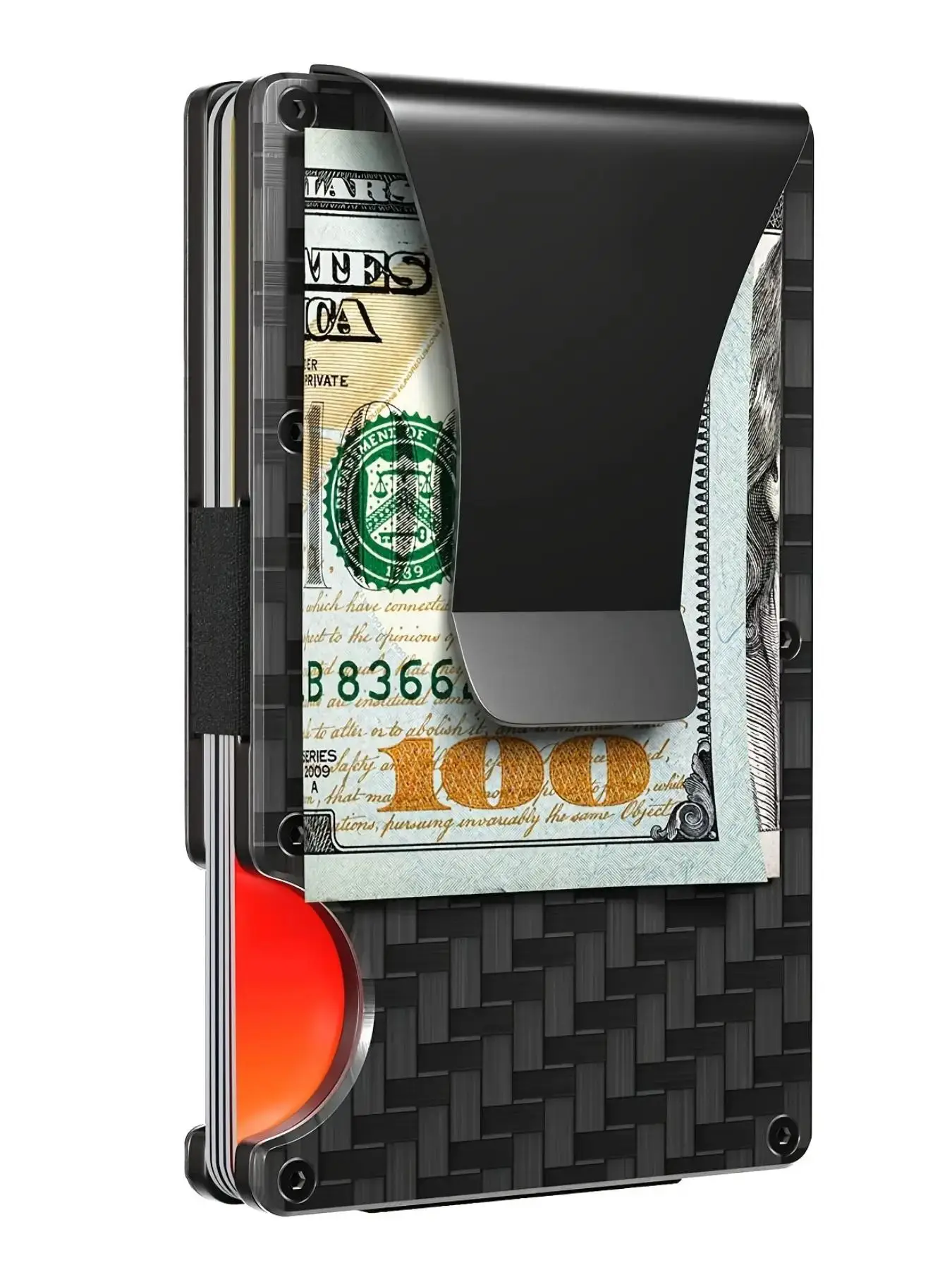 Men's Business Rfid Blocking Card Holder, Trendy Durable Card Holder with Cash Clip, Classic Card Holder Cute Mini Purses As Gift for Boyfriend, Acces