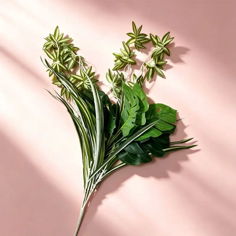 A High-Quality Hanging Orchid Artificial Plant - Realistic Outdoor Fake Plant with Lifelike Dense Foliage, Garden Accessories, Perfect for Engagements, Weddings, Balcony Decor, Party Arrangements, And Elegant Table Settings, Fake Plant Decoration
