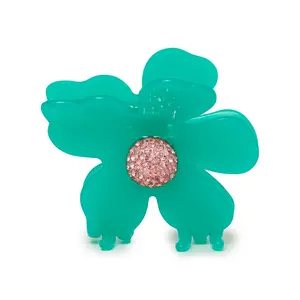 TURQUOISE SEA LILY CLAW CLIP