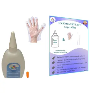 Super Glue Adhesive Instant Bonding Cyanoacrylate Acrylic - Dental Laboratory Tools (Transparent Clear Color - 30gr)
