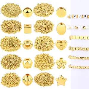 1500 count 10 Styles  Spacer Beads Assorted  Making Loose Beads for DIY Bracelet Necklace Earring Craft Making