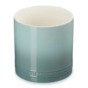 Le Creuset Signature 1 Qt. Utensil Crock, Sea Salt Home Organizer Storage Bin for Kitchen Countertop