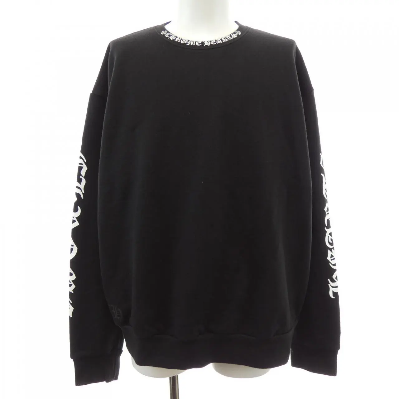 Pre-owned Chrome Hearts Cotton Small Leather Goods U CREW Sweatshirt