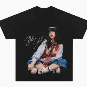 BILLIE THE TOUR 2025 SHIRT V14, Billie Merch, Vintage 90s Graphic Tee, Y2k Unisex Cotton Shirt, Retro Rapper Graphic Shirt, Streetwear Outfit, Vacation Trip Gift, Gift for Fans W75 LTG Y8Q JHC