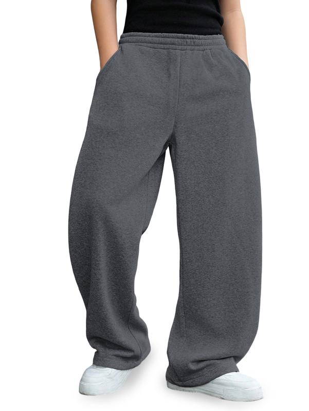 Teens Sweatpants Fleece Pants Versatile Comfortable Minimalist Commuter Everyday Outdoor Simple For Boys Girls Kids Size 8-16 Y KB2786