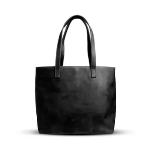 The Page Leather Tote Bag by Andar - Premium Full-Grain Leather Work & Travel Tote for Women | Spacious Structured Everyday Carryall with Classic Design