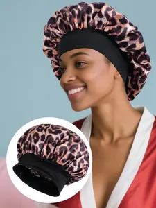 Silk Satin Sleep Cap for Women, Satin Hair Bonnet, Christmas Gift, Comfortable Sleeping Accessory, Protects Hair, Suitable for Braids and Curls, Hair Care Cap