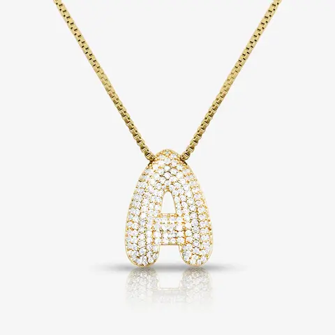EVRY JEWELS Gold or Silver Plated Women's Hypoallergenic Adore Me Necklace