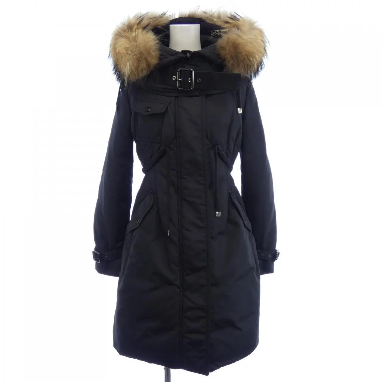 Pre-owned MONCLER Nylon Small Leather Goods PHALANGERE Down Coat