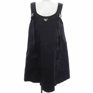 Pre-owned PRADA Nylon Small Leather Goods Triangle Logo Re Sleeveless Dress