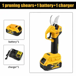 Cut 40MM in 0.3s! DeWalt  20V Brushless Electric Pruning Shears Compatible with Battery  Heavy Duty Cordless Tree Cutter for Garden & Orchard Tree Trimming Tool Tree Trimmer