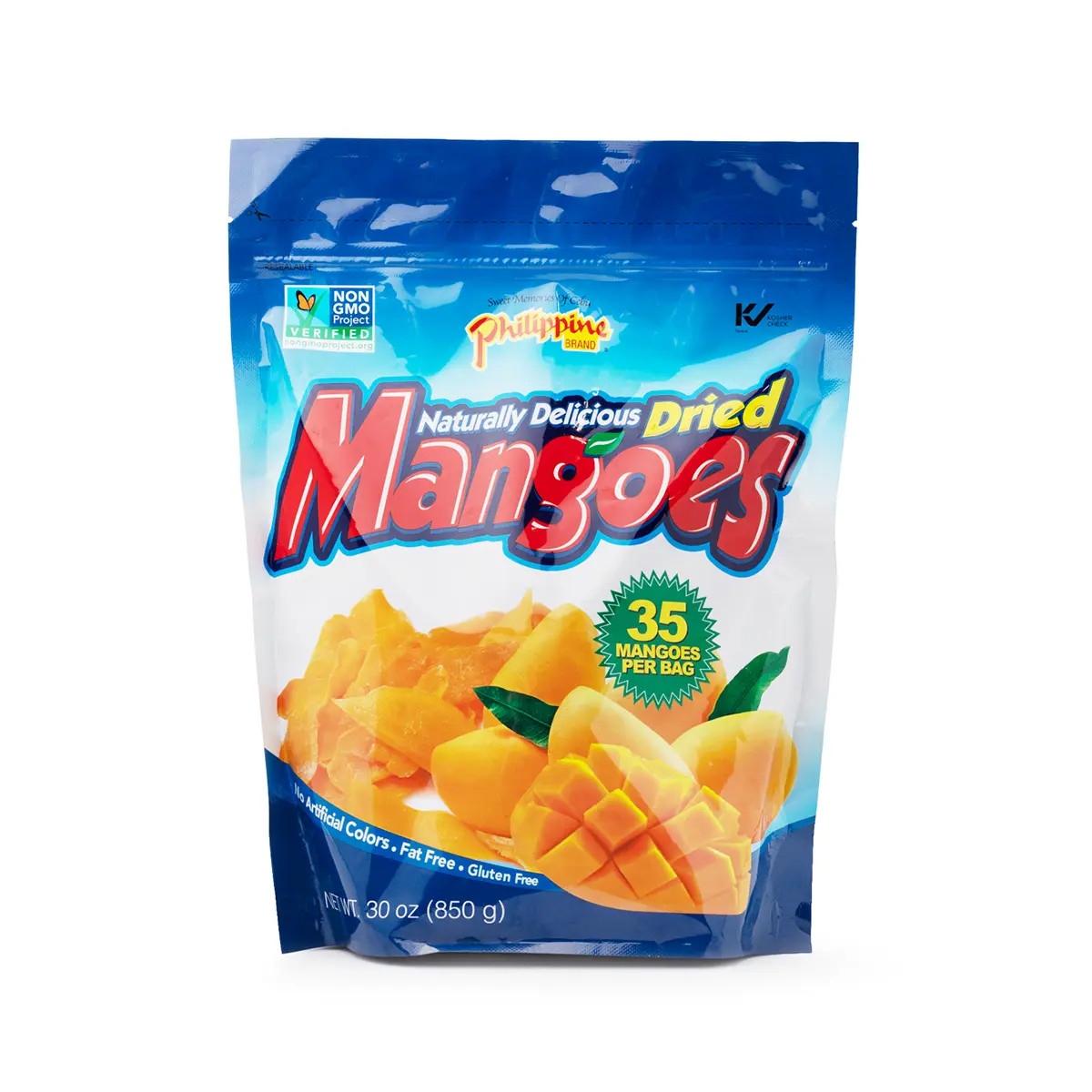 Philippine Brand Dried Mangoes, Value Pack 30 oz fruit snacks Philippine Brand Dried Mangoes, Value Pack 30 oz fruit snacks