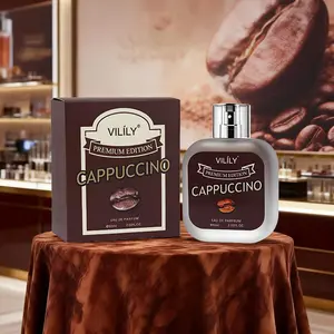 Cappuccino Premium Edition Men's Cologne Perfume Eau de Parfum, 60ML Long-Lasting Elegant Food Scent, Jasmine Vanilla Chocolate Musk Amber, Perfect Gift for Birthdays Dates Work Special Occasions