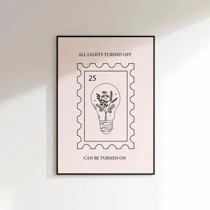 Call Your Mom Print Unframed, typography lyrics print, trendy wall art, preppy home decor, fangirl decor, Positive Affirmations Gifts, Indie Folk Music Poster