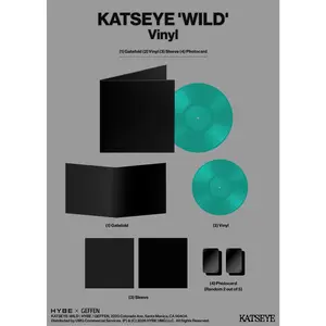 Katseye - Wild (Indie Exclusive Aquamarine Vinyl LP)(PREORDER)