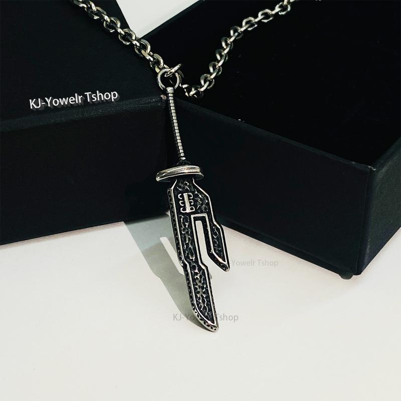 Toji Fushiguro Cosplay Pendant Necklace Jujutsu Kaisen  Inverted Spear of Heaven Jewelry Unique Anime Party Accessories & Gifts（Chain length25mm)
