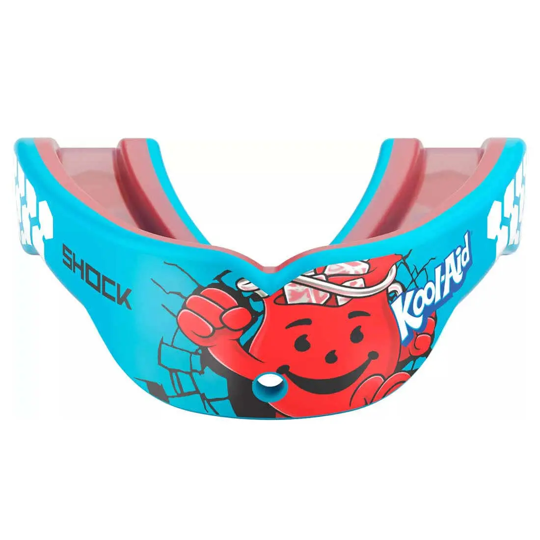 Shock Doctor Gel Max Flavor Fusion Koolaid Mouthguard, Martial Arts Protective Gear with Gel-Fit Liner, Integrated Inner Grid, Breathable Grid & Enhanced Flexibility, Convertible Tether, Boxing, Better Performance, Lightweight Protection, Unisex