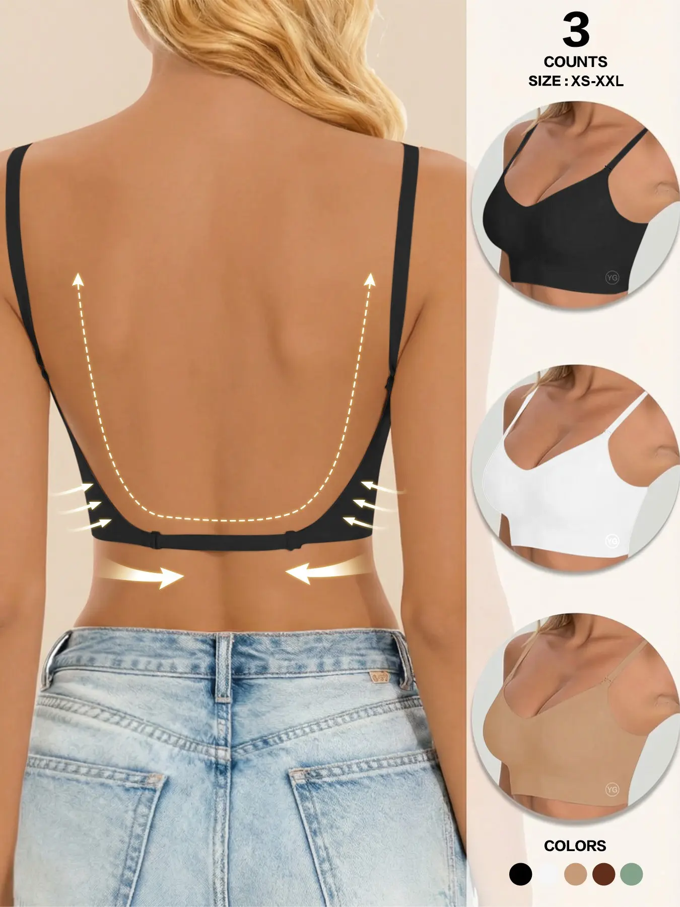 Black + White + Apricot