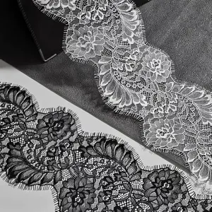 Elegant Lace Trim Roll for Handmade Projects, Comfortable Nylon Material, Durable Construction, Perfect for Various DIY Sewing Crafts