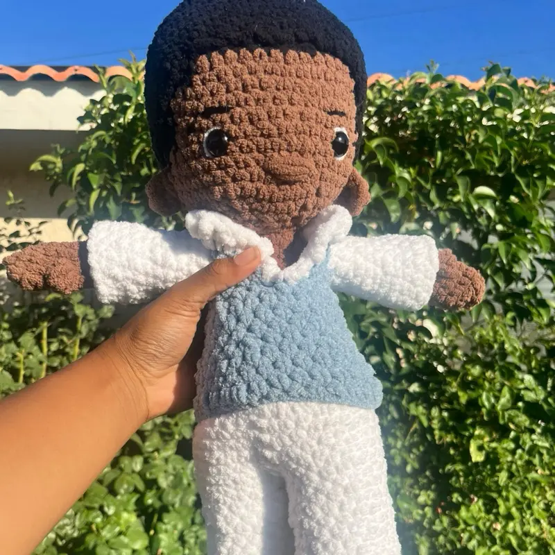 Crochet Michael Jackson Plushie -Made to Order-