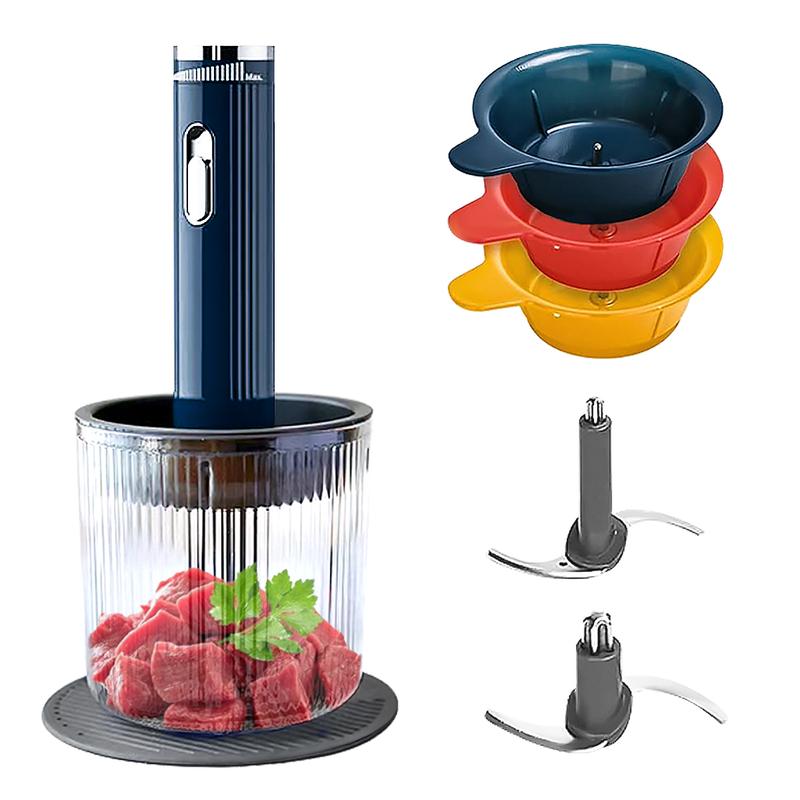 Mini Electric Food Processor - 4 Cup Chopper with USB Charging ...