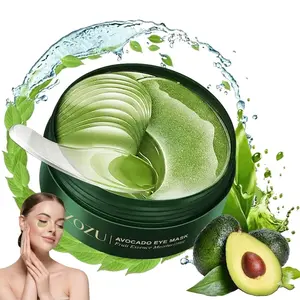 Avocado Moisturizing Eye bagMask, Eye Care Product for Dark Eye Bags, Skin Care  Gift Moisturizer Hydrating Comfort，60pcs/set Under Eye Mask