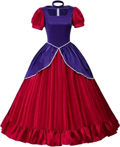 Princess Dress Adult Evil Step Sister Anastasia Drizella Dress Cosplay Costume
