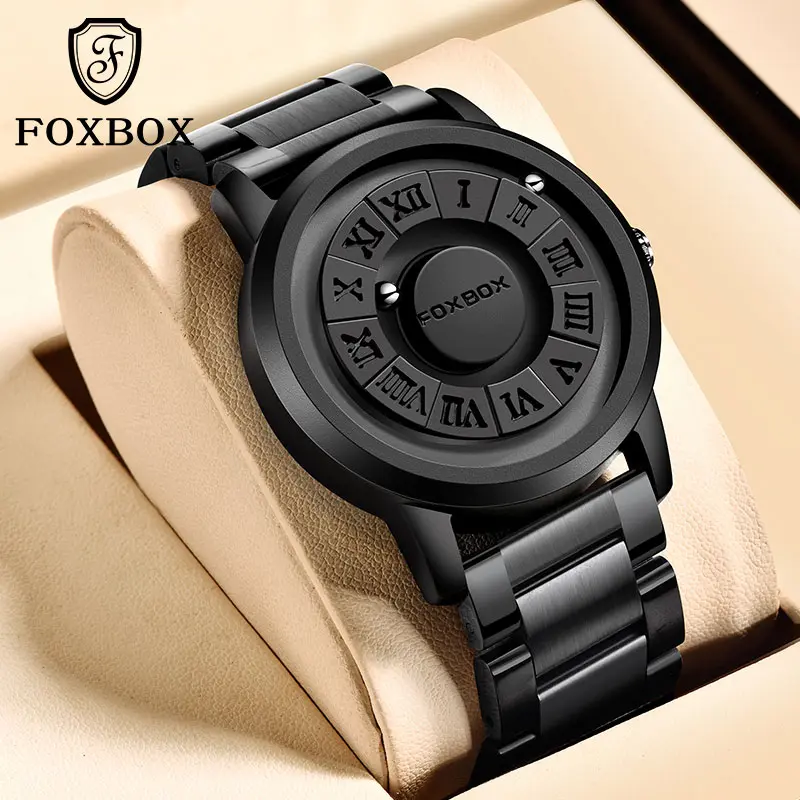 Lige lens-free suspended ball cool men's watch,a stylish accessory perfect for summer gifting.