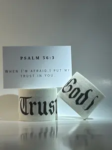TRUST GOD wrist tape 5 yards in length