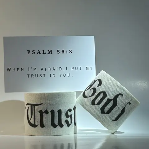 TRUST GOD wrist tape 5 yards in length